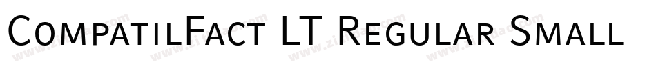CompatilFact LT Regular Small Caps字体转换